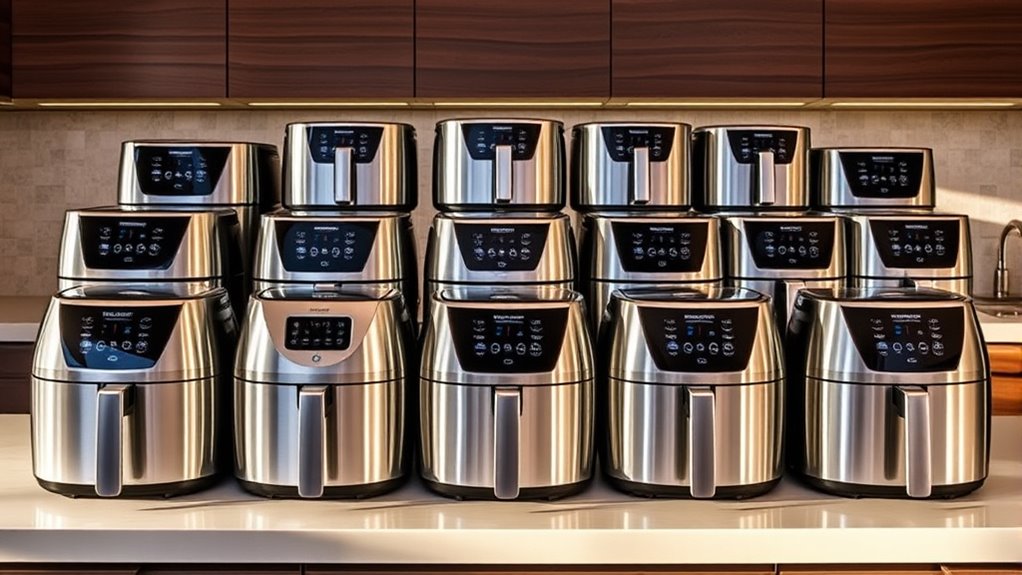 top stainless steel air fryers