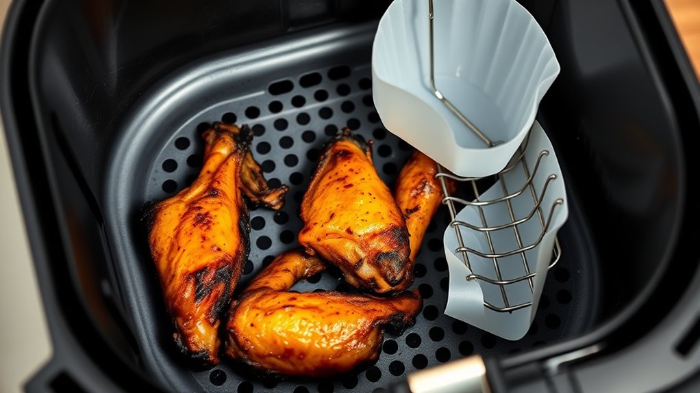 use appropriate safe cookware