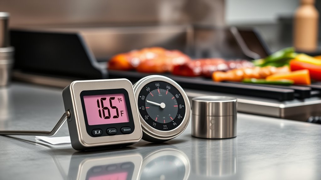 use timers and thermometers