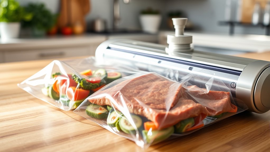 vacuum sealing extends freshness