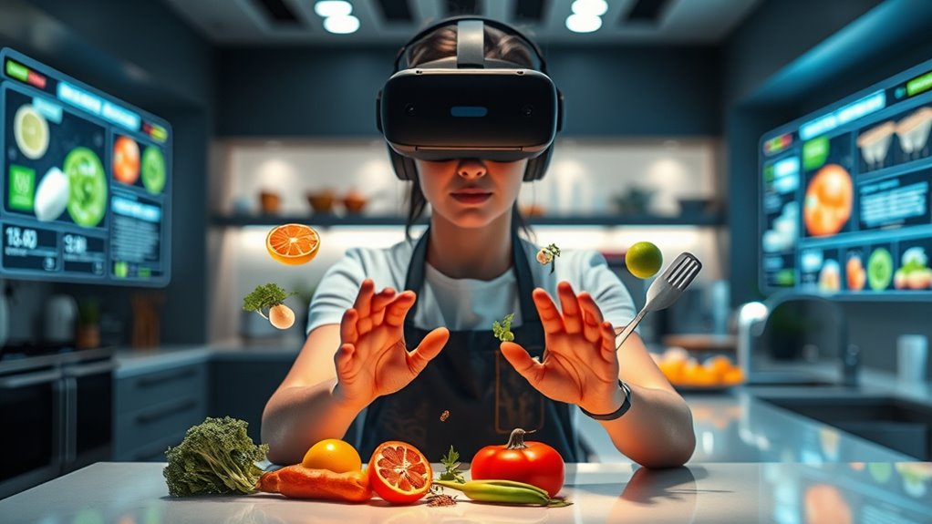 virtual reality enhances cooking education