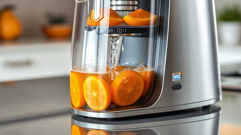 water circulation ensures cleanliness