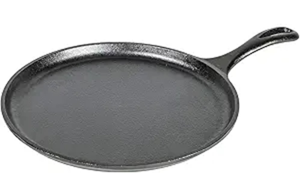 10 5 inch pre seasoned cast iron