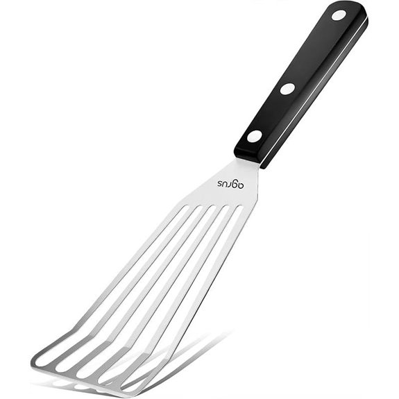 Stainless Steel Fish Spatula 11-inch Flexible Turner