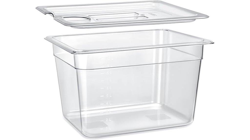 12 quart sous vide container