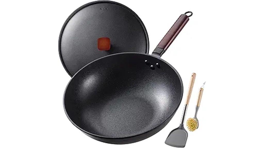 13 inch nonstick wok