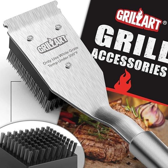 16 5 inch bbq grill brush