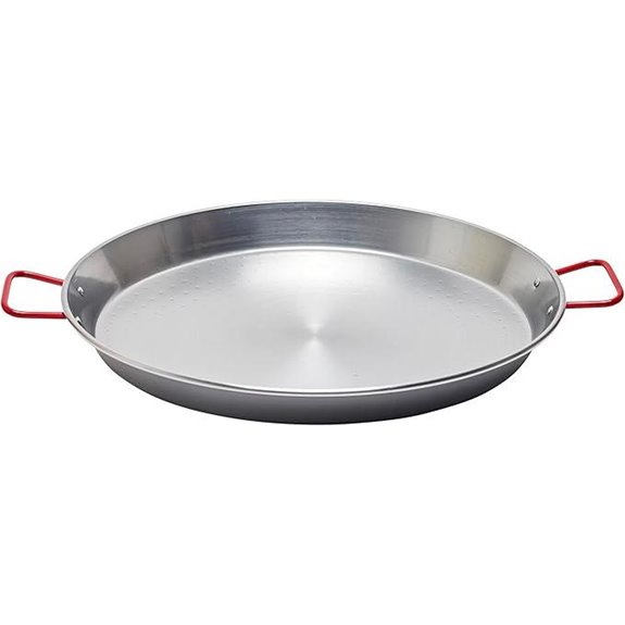 Garcima 17-Inch Carbon Steel Paella Pan 42cm
