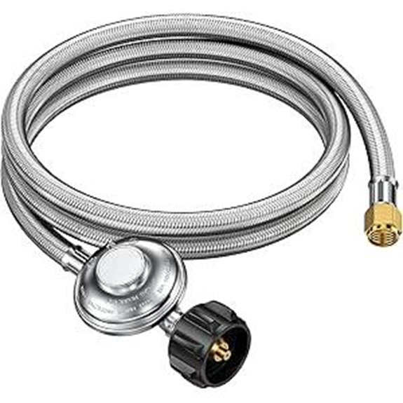 6FT Low Pressure Propane Regulator with Hose