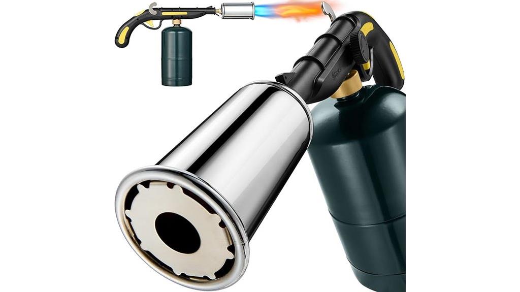 adjustable flame culinary torch
