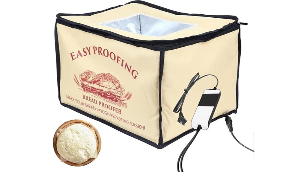 adjustable temperature dough proofer