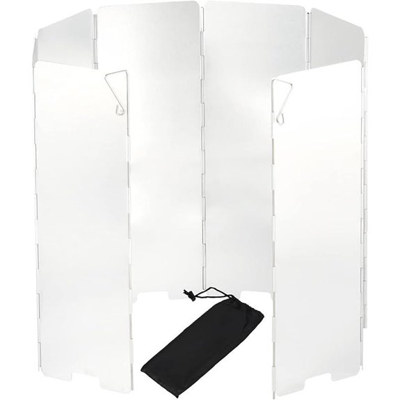 Camping Stove Windscreen Aluminum Wind Blocker