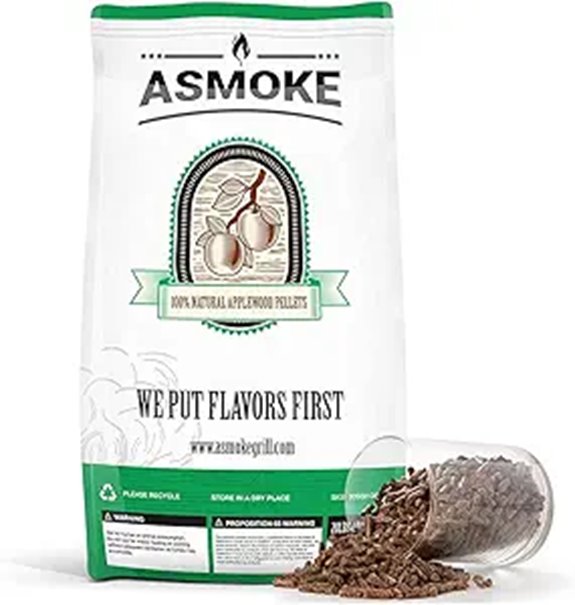 ASMOKE Apple Wood Pellets for Grill & BBQ