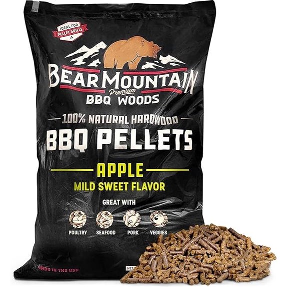 Bear Mountain Apple Wood Pellets for Smoker & Grill