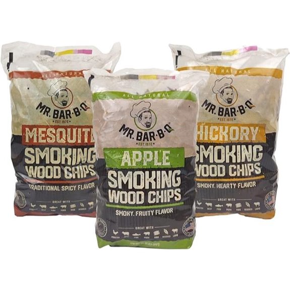 assorted wood smoker chips