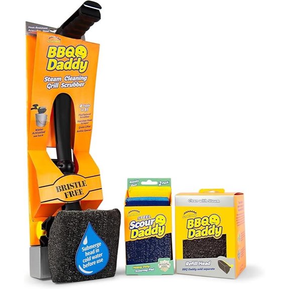 Scrub Daddy BBQ Grill Cleaner Kit (4 Pack)