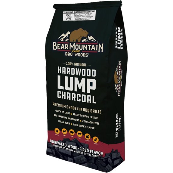Bear Mountain BBQ Hardwood Lump Charcoal (8.8 lbs)