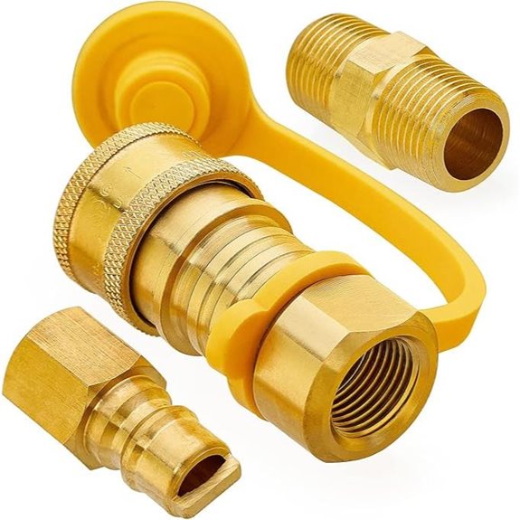 Brass Gas Quick Connect Fittings for Propane Hose