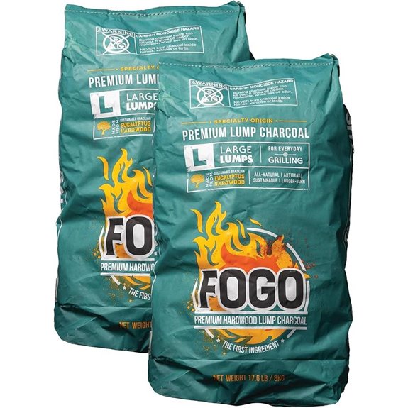 FOGO Brazilian Hardwood Lump Charcoal 2-Pack