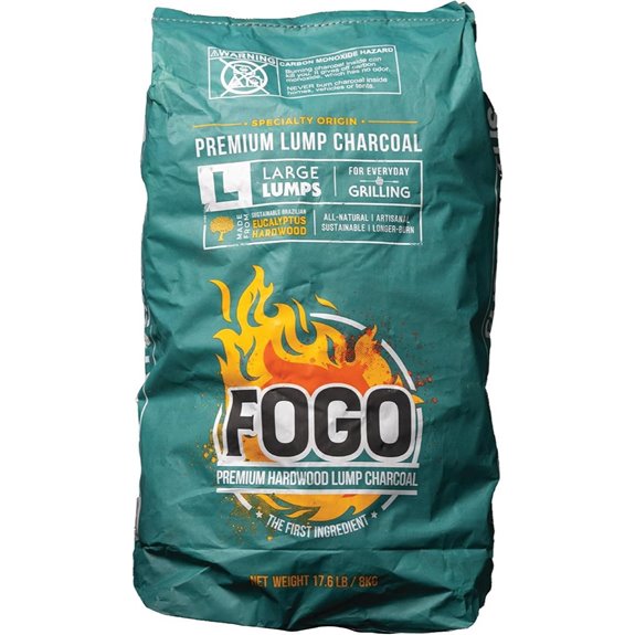FOGO Brazilian Hardwood Lump Charcoal 17.6 lb