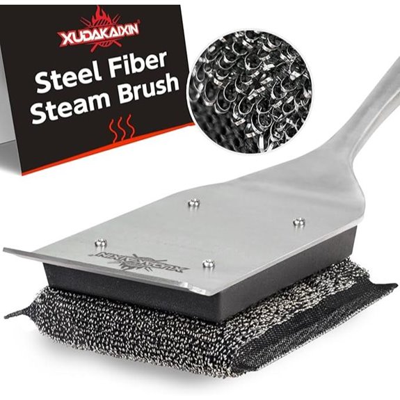 XUDKAKAIXIN Bristle-Free Grill Brush with Replacement