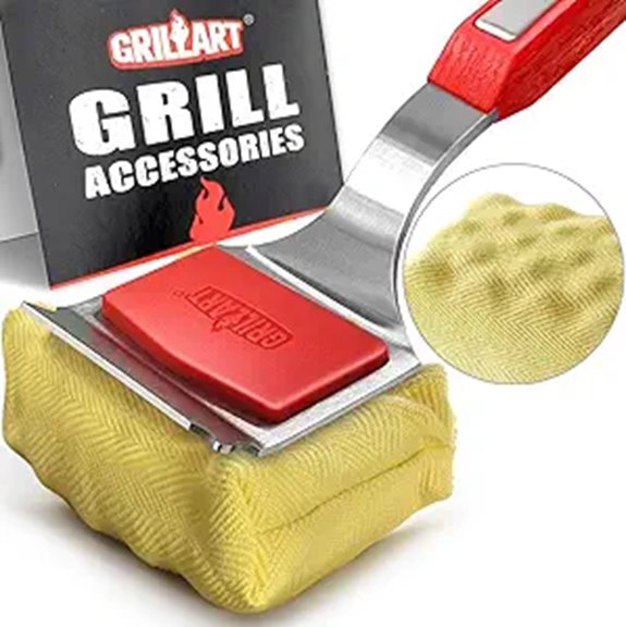 GRILLART Bristle-Free Grill Brush with Replaceable Head
