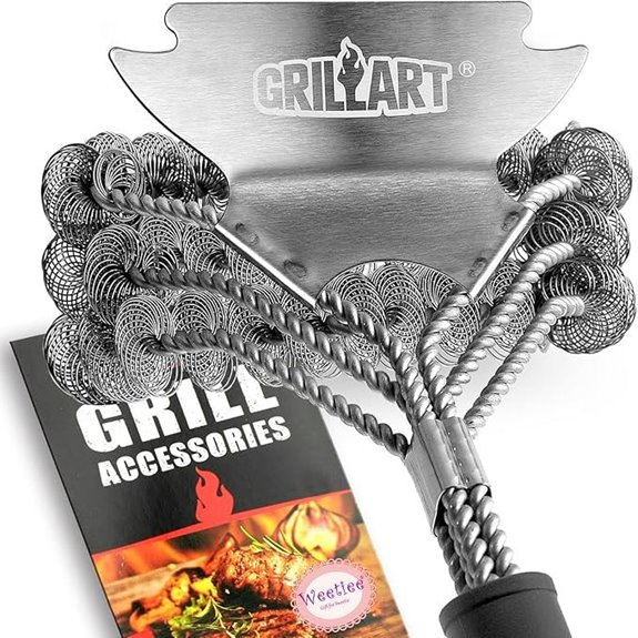 bristle free grill cleaning tool