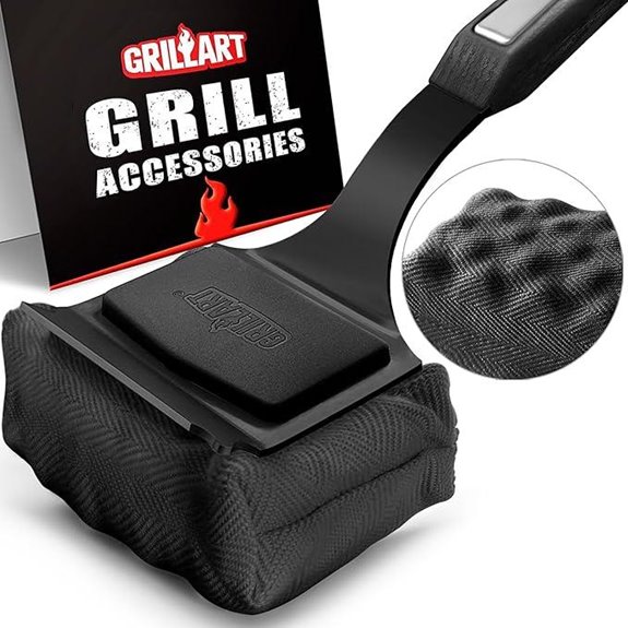 GRILLART Bristle-Free BBQ Grill Brush and Scraper