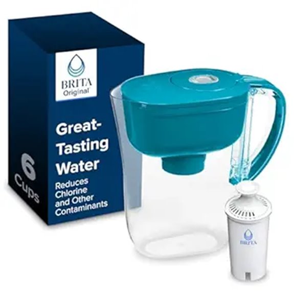 Brita Metro Water Filter Pitcher (6-Cup Capacity)