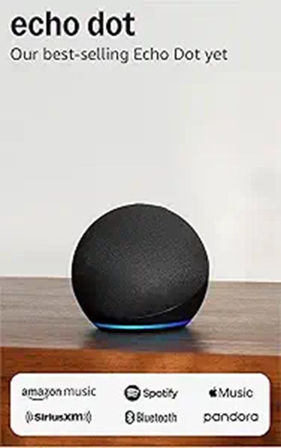Amazon Echo Dot with Alexa - Charcoal Speaker