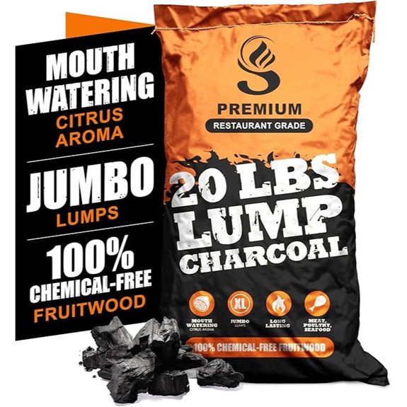 Sunlight Lump Charcoal for Grilling and Smoking
