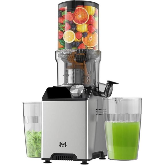 Cold Press Juicer with Wide Feed Chute