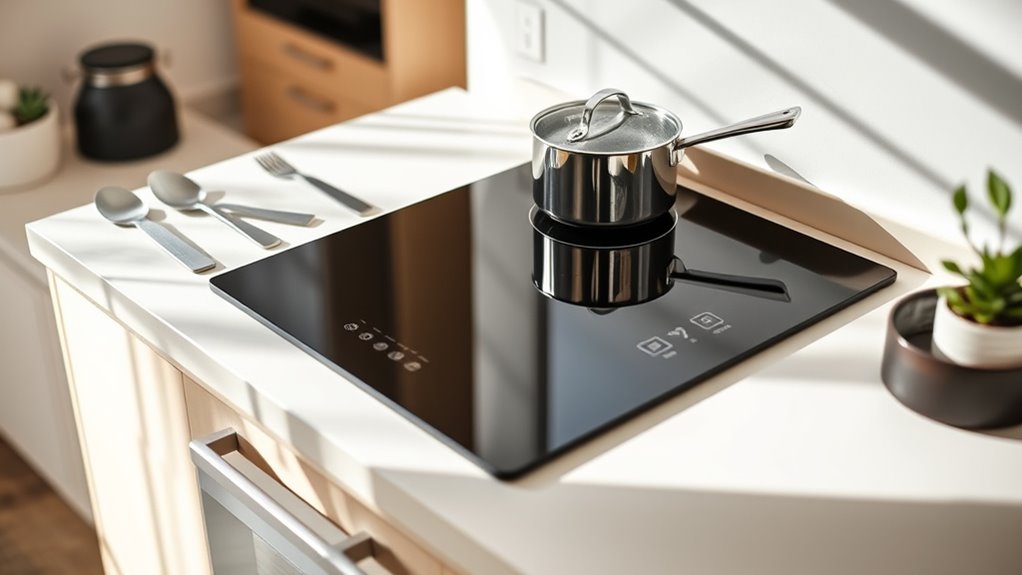 compact efficient induction cooktops