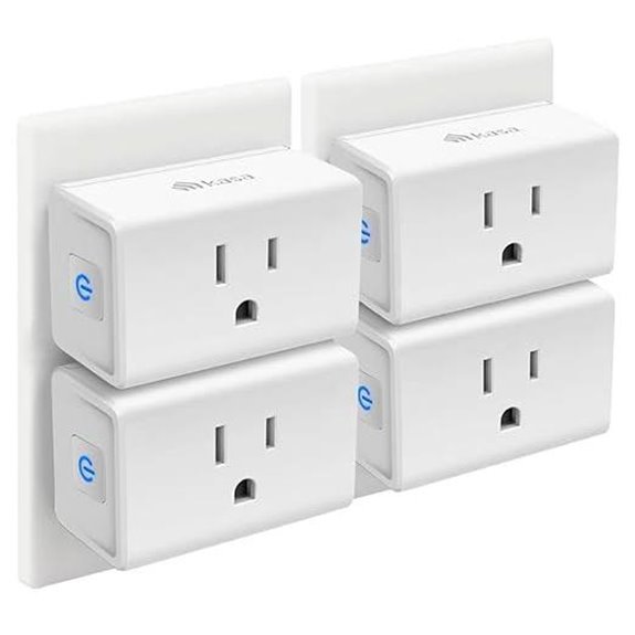 Kasa Smart Plug Mini Wi-Fi Outlet (4-Pack)