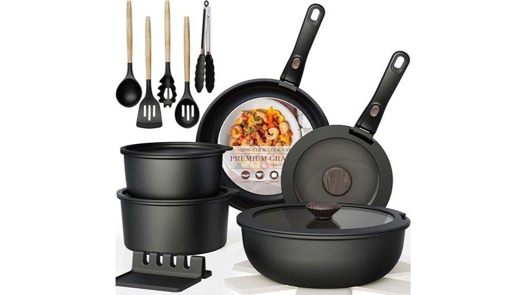 complete non stick cookware set