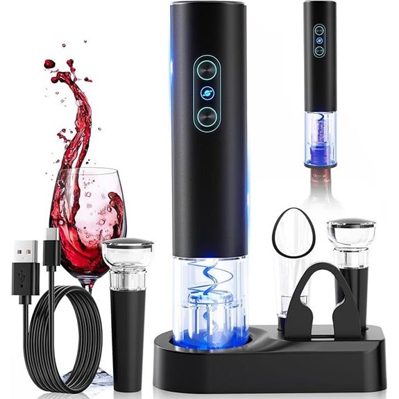 Electric Wine Opener with Accessories (Cordless)