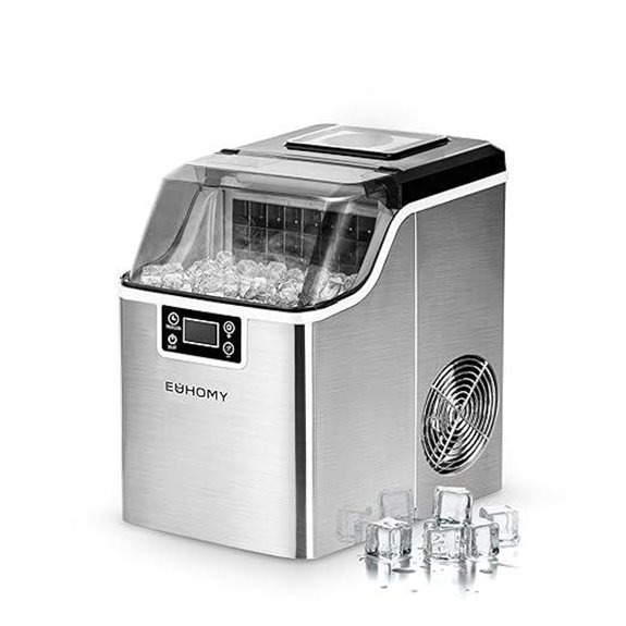EUHOMY Countertop Ice Cube Maker Machine