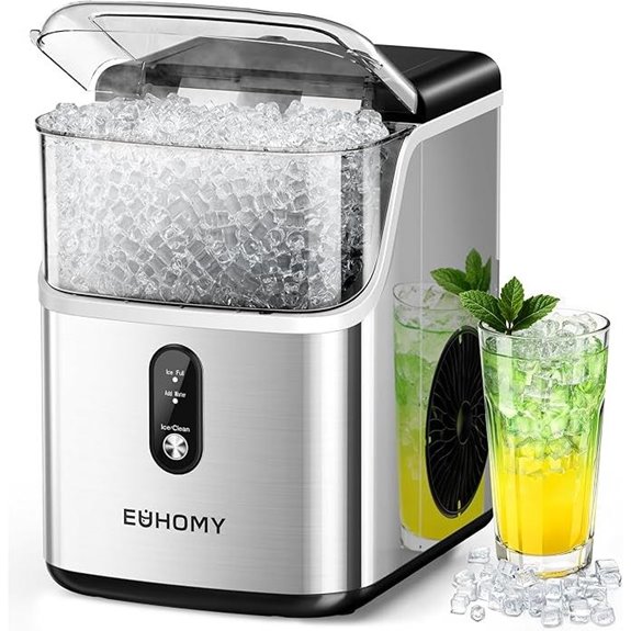 EUHOMY Nugget Ice Maker for Countertop