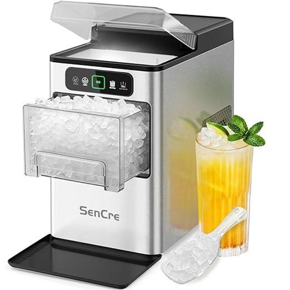 Nugget Ice Maker Countertop Soft Chewable Ice