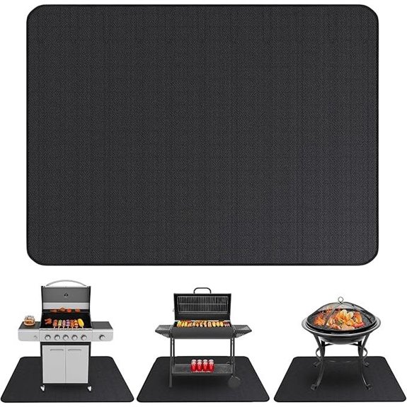 Outdoor Grill Mat for Deck and Fire Pit Protection