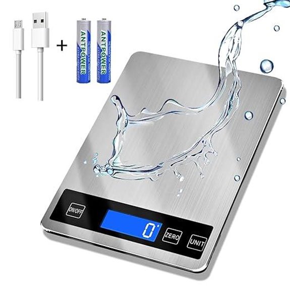 Digital Kitchen Scale with LCD Display (33lb)