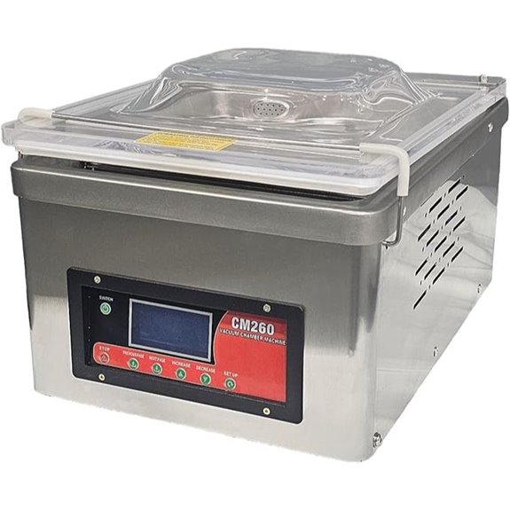 Chamber Vacuum Sealer CM260 with Digital Control Panel
