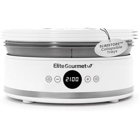 Elite Gourmet Digital Food Dehydrator with 5 Trays