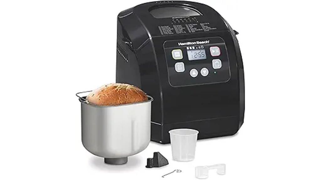 digital hamilton beach bread maker