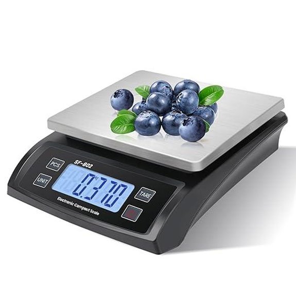Large Digital Kitchen Scale 30kg/66lb with LCD Display