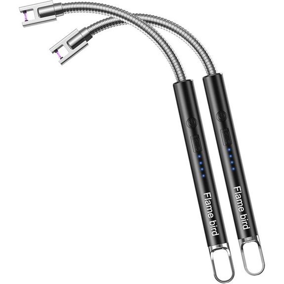 2 Pack Rechargeable Flameless Arc Lighter for BBQ