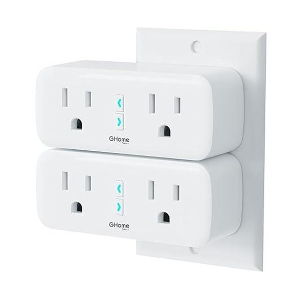 GHome Smart Plug WiFi Outlet (2 Pack)