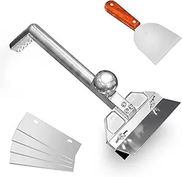 durable grill scraper set