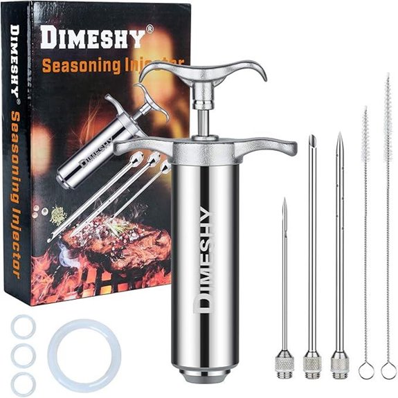 Heavy Duty Stainless Steel Meat Injector Kit