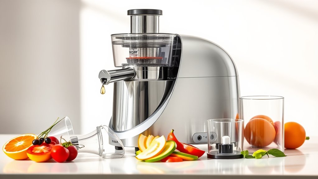 easy to clean juicer features